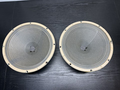 Vintage 1961 Oxford 12JB‑73 Alnico 12″ 4 Ohm Speakers Matched Pair Fender OEM