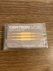 Certron MT30 Mini Casette For Rim Drive Machines 30 Minutes NEW Sealed