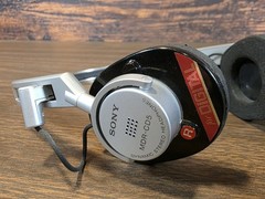 Vintage Sony MDR-CD5 Stereo Headphones Made In Japan Tested Working W/ Manual