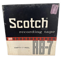 Scotch 150 140 144 RB-7 7″ Recording Magnetic Tape Reel to Reel Unknown Content
