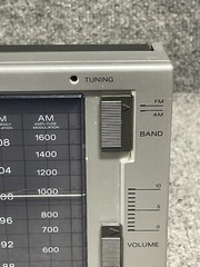 Vintage Sony ICF-710W Radio Receiver Retro Silver Audio