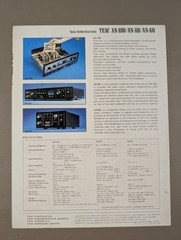 TEAC AN-180/AN-80/AN-60 Noise Reduction Units Brochure D-1505