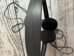Vintage Aiwa HP-MO28 Plug-In Headphones with Adjustable Headband – Working!