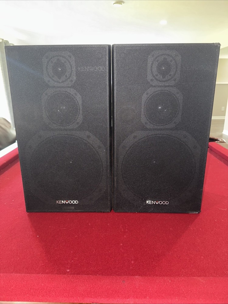 *Vintage* 1980s Kenwood S-3x Standing Speakers In Near Mint Condition