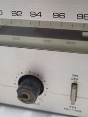 Vintage Marantz SR220 Stereo Receiver Silver Face – UNTESTED For Parts/Repair