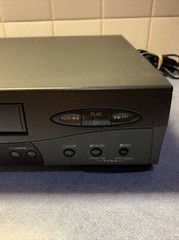 Mitsubishi HS-U446 VCR Video Cassette Player/Recorder VHS Tested Working!