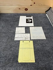 ⭐️Original Technics SL-1600mk2 / SL-1610mk2 User Instruction Manual & Receipt ⭐️