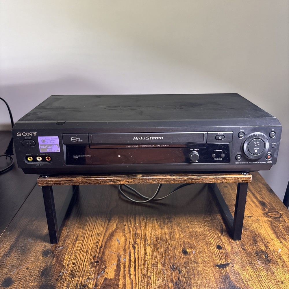 Sony SLV-N900 4-Head Hi-Fi VCR Video Cassette Player Recorder No Remote – TESTED