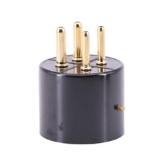 2PCS 4Pin Tube Socket Gold Plated Bakelite Tube Base For 2A3 300B 811 274A 572B