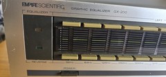 Retro EMPIRE SCIENTIFIC GX-200 Stereo Equalizer EQ Tested Vintage Audio 80s 90s
