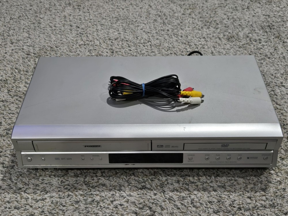 Toshiba SD-V392 SU2 DVD VCR Combo Player Recorder TESTED & WORKS No Remote