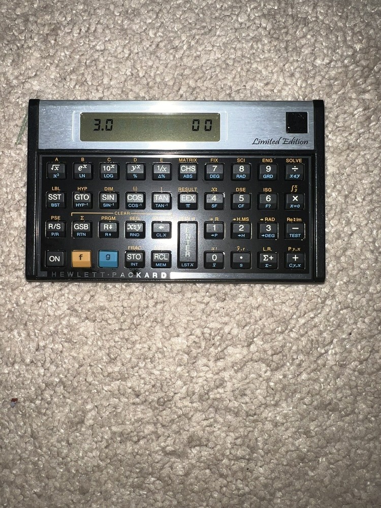 Hewlett Packard HP-15C Limited Edition Calculator Limited Edition Number 13727