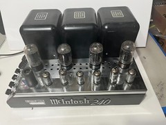 Vintage Mcintosh MC240 Vacuum Tube Power Amplifier Stereo Component,