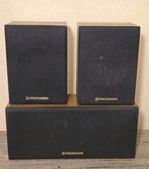 Vintage Pioneer Surround Speakers CS-X380-Q /CS-C180-Q Working