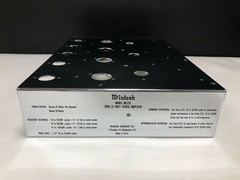 McINTOSH MC225 225 AMPLIFIER SUPER MIRROR POLISHED & CHROME PLATED CHASSIS – DIY