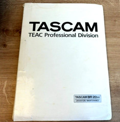 TASCAM BR-20 Series Operation & Maintenance Manual Original TEAC Professional Bi