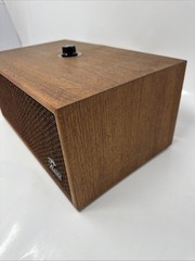 Vintage FRAZIER Bookshelf Speakers RARE 8 Ohms 15 Watts Super Midget READ WORKS!