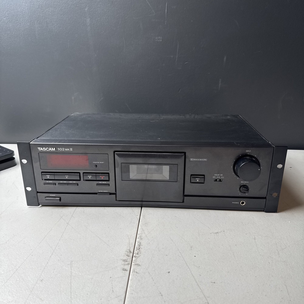 TASCAM 102 MKII Single Cassette Tape Deck