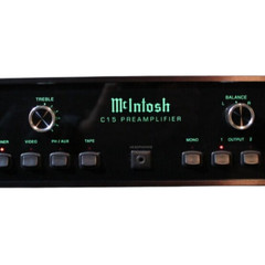 Vintage McIntosh C-15 C15 Preamplifier Pre-Amp Excellent – No Remote Or Manual