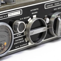 Late 50’s Kudelski Nagra III Reel-to-Reel Tape Field Recorder – Broadcast-Grade