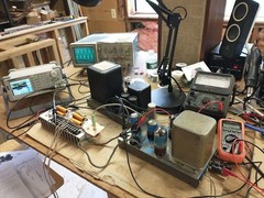Heathkit W3-AM Dual-Chassis 20-Watt Amplifier for parts or repair