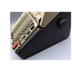Vintage Monroe CSA-10 Mechanical Calculator Electric Adding Machine Cord & Cover
