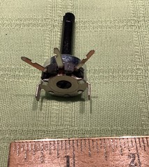 MALLORY POTENTIOMETER MR10T tab mount 10 ohms 3 watts