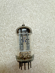 The Fisher GE 12AX7 Long Plate D Getter 1958 Used Good