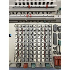 Vintage Monroe CSA-10 Mechanical Calculator Electric Adding Machine Cord & Cover