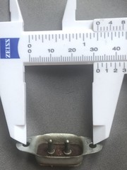 Cheater Cord Male Chassis mount socket NON-POLARIZED 7A 125V used 1960s RAYPAR