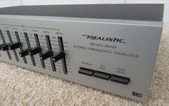 Realistic 31-1989 RS Vintage Stereo Frequency Equalizer 7 Band X2 EQ Works Great