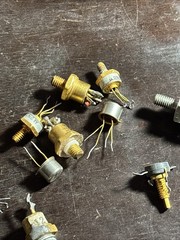 Lot Of 35 Used NPN RF Power Transistors and Microwave Vintage Some Gold Plated
