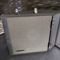 Vintage Set of Akai SS-50 Angled Suitcase Speakers Audio Case Mechanical Speaker