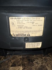 Sharp Linytron Vintage 19” Screen Tv Without Remote, Tested Works