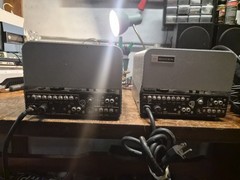 Pair Of Bogen MO-100a 100 Watt Monoblock Tube Amps, Untested, All Tubes Included