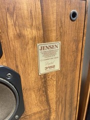 Vintage Jensen Digital 3152 15” 3-way 80 Watts 94db Floor Speakers Set Of 4