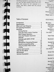 ONE NEW COPY TASCAM 3030 REEL TO REEL TAPE DECK RECORDER OWNER’S MANUAL