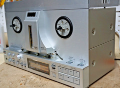 Serviced,74 Parts Replaced,Fast Winding AKAI GX77.See Pictures Of Work Done