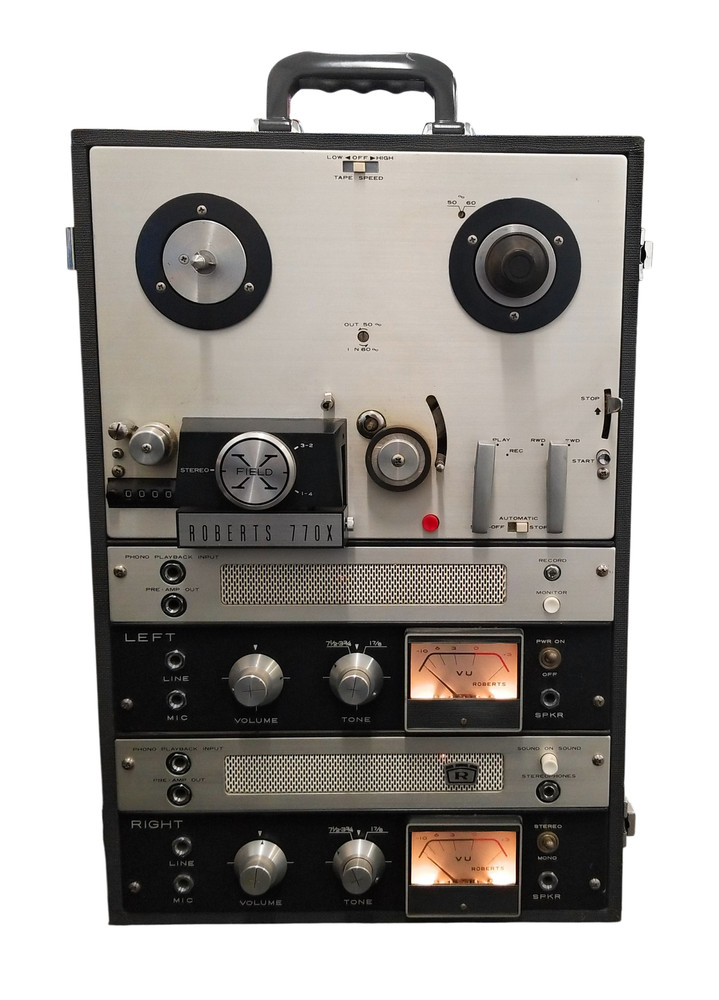 Vintage Roberts 770X Akai M8 Cross Field Tube Reel to Reel Tape Recorder