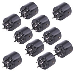 10x 4Pin Tube Socket Bakelite Tube Base For 2A3 300B 811 274A 572B Tube Amp