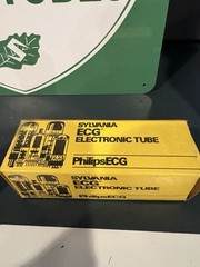 Sylvania ECG 5Y3GT Black Plate Rectifier TUBE 539C Tested NOS NIB Balanced I