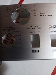 For Akai GX-77 Lower Control Faceplate Panel Used