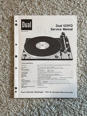 Dual 1229Q Service Manual. Good Condition.