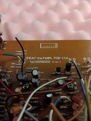 TEAC X-300R Reel to Reel Recorder Control Board PCB-114