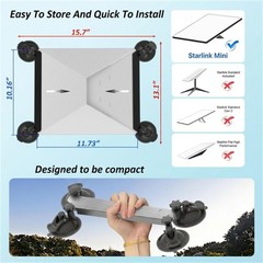 Cmilodi Starlink Mini Mount Suction Cup Strong Grip Secure Mounting Kit For