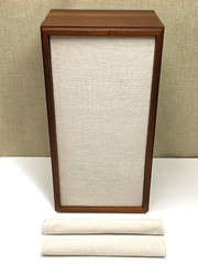 EGGSHELL WHITE Pre-Cut KLH Model 20 Twenty 17 Seventeen Speaker Grills Cloth