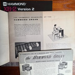 VINTAGE MSC HAMMOND ORGAN BROCHURES/CATALOGS