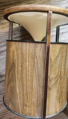 TESTED! Zenith Circle of Sound Speakers with Wood Grain / Round / Retro Omni-VTG