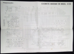 VTG 1975 MARANTZ MODEL 5120 SCHEMATIC DIAGRAM FOLDOUT ADVERTISING BROCHURE F