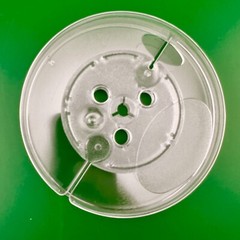 5-inch Take-up Reel 5″ x 1/4″ ~ 3″ Hub ~ Empty Clear Plastic ~ No Tape ~ NOS